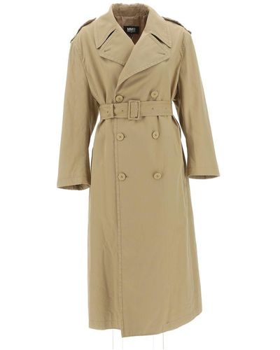 MM6 by Maison Martin Margiela Mm6 Trench - Natural