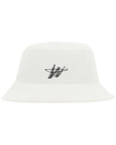 we11done We11 Done Hats - White