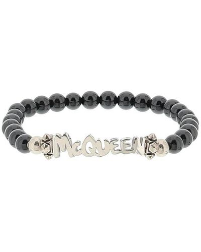 Alexander McQueen 'mcqueen Graffiti' Beaded Bracelet - Multicolor