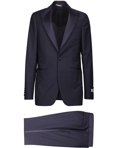 Canali Capri Tuxedo Suit - Blue