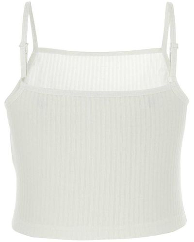 T By Alexander Wang Canvas "Cami" - White