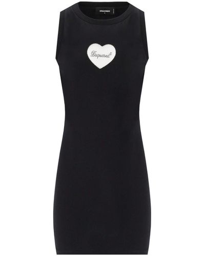 DSquared² Heart Dress - Black