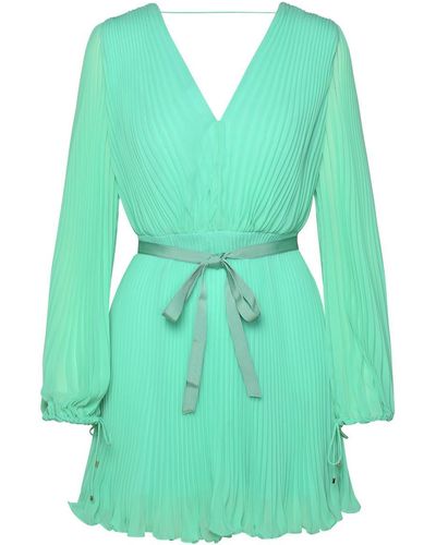 Max Mara 'Visit' Polyester Dress - Green