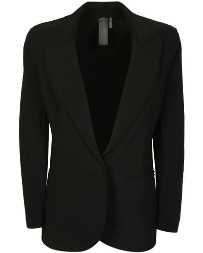 Norma Kamali Fitted Blazer By . Timeless And Essential Garment Suitable For Any Occasion - Black
