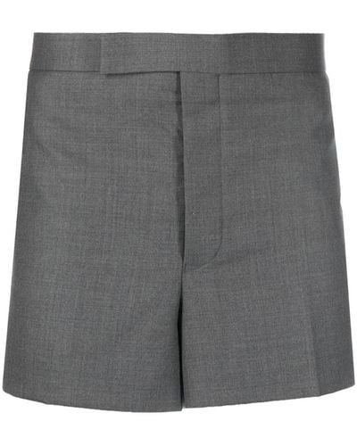 Thom Browne Tailored Wool Shorts - Gray