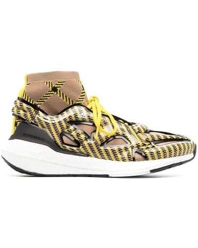 adidas By Stella McCartney All-over Graphic-print Sock Trainers - Yellow