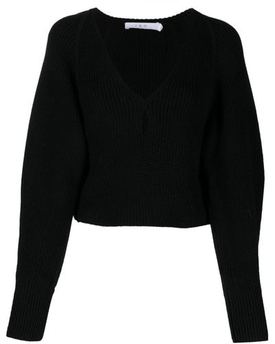 IRO Adsila V-neck Sweater - Black
