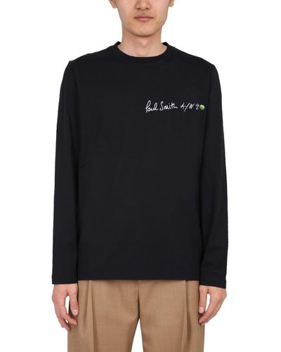 Paul Smith Long Sleeve T-shirt - Black