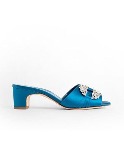 Manolo Blahnik Sandals - Blue