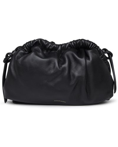 Mansur Gavriel Small 'cloud' Black Leather Crossbody Bag