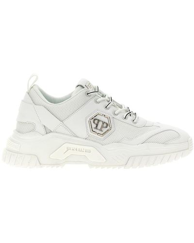 Philipp Plein Predator Trainers - White