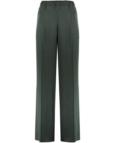 Vince Satin Trousers - Green