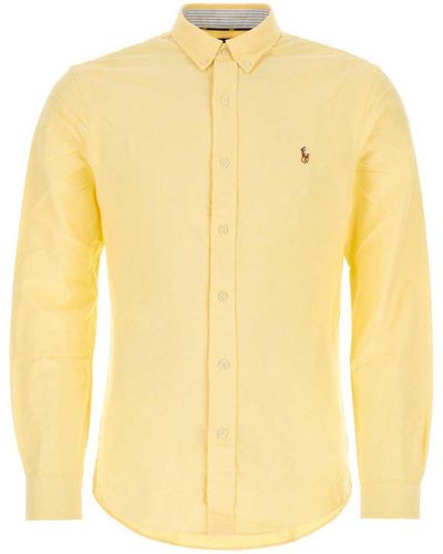 Polo Ralph Lauren Slim-fit Button-down Collar Cotton Oxford Shirt - Yellow