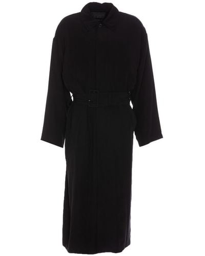 Balenciaga Coats - Black