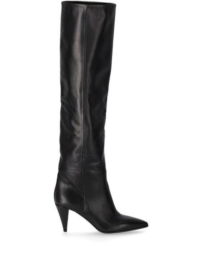 Strategia Scout Black Heeled High Boot