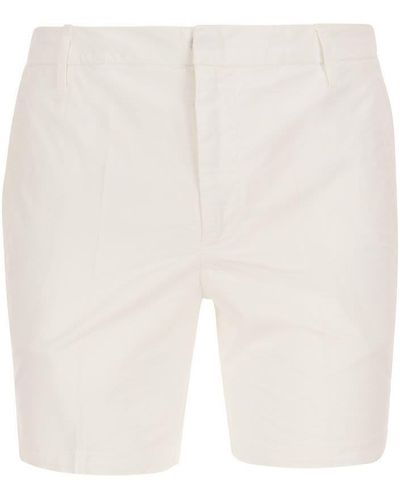 Dondup Manheim - Cotton Shorts - White