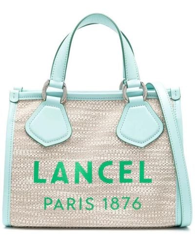 Lancel S Zip Tote Bags - Blue