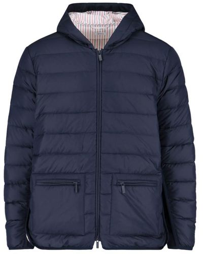 Thom Browne "4-bar" Down Jacket - Blue