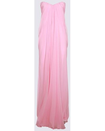 Alexander McQueen Silk Dress - Pink