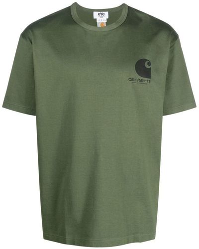 Junya Watanabe Logo-print Short-sleeved T-shirt - Green