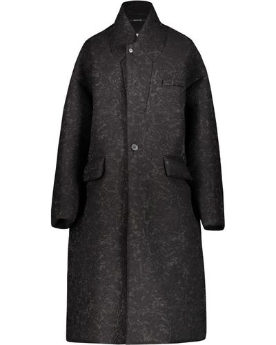 Maison Margiela Oversize Coat Clothing - Black