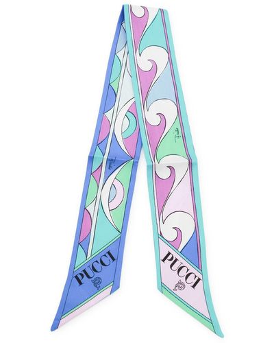 Emilio Pucci Emilio Scarfs - Blue