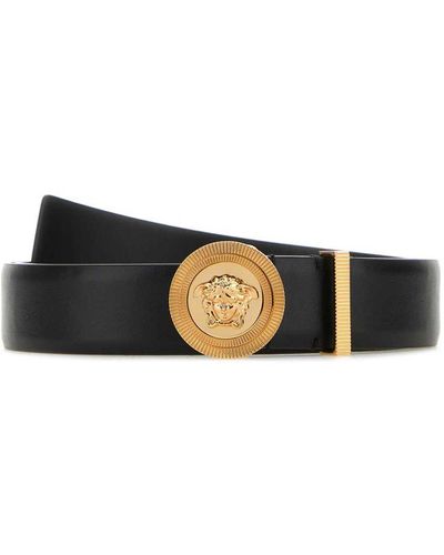 Versace Cintura Medusa Oro - Black