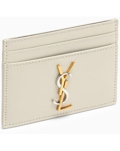 Saint Laurent Small Leather Goods - Natural