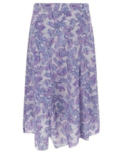 Isabel Marant Cacia Skirt - Purple