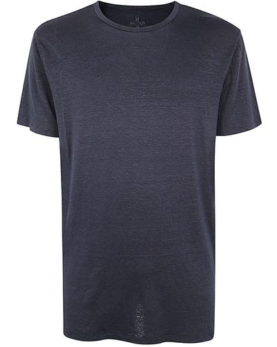 MD75 Linen T-Shirt - Blue