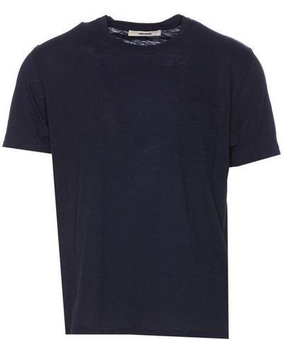 Zadig & Voltaire Zadig & Voltaire T-shirts And Polos - Blue
