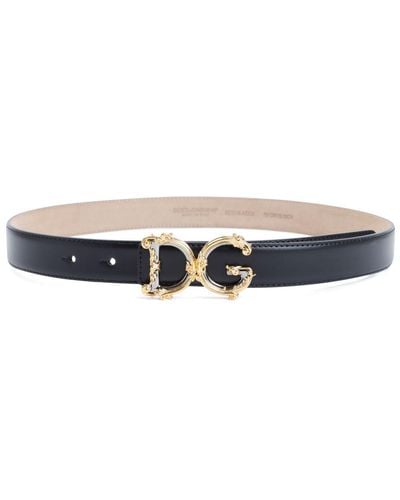 Dolce & Gabbana Logo Belt. Accessories - Blue