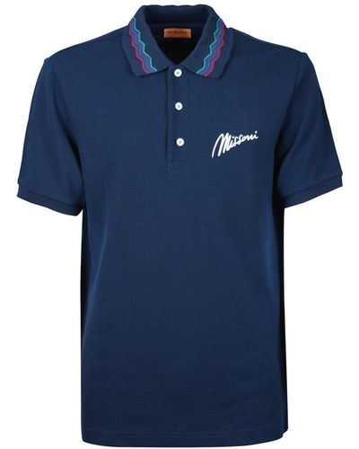 Missoni Polo Shirt - Blue