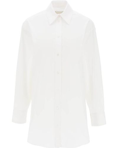 Isabel Marant Cylvany Maxi Shirt - White