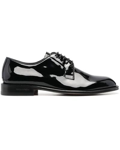 DSquared² Laced Derby Shoes - Black