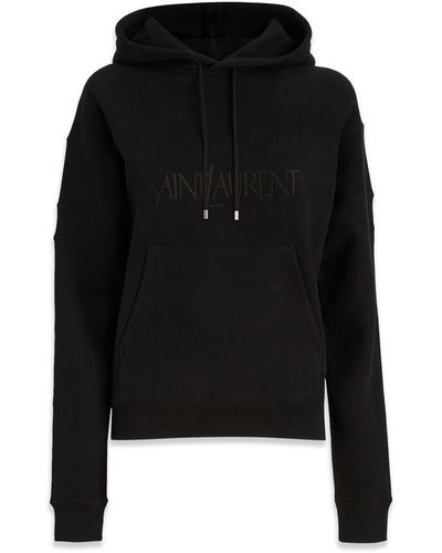 Saint Laurent Sweatshirts - Black