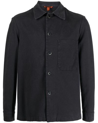 Barena Wool Overshirt Jacket - Black