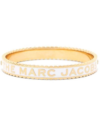 Marc Jacobs Women The Medallion Large Bangle Cream - Multicolor