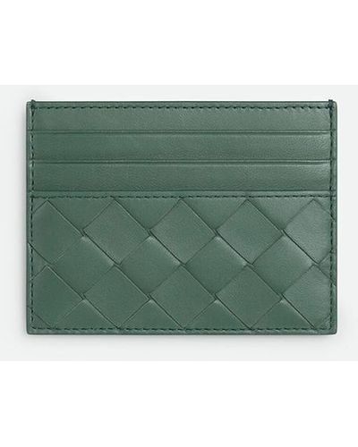 Bottega Veneta Woven Card Holder Accessories - Green
