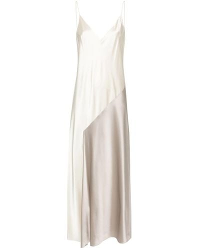 Calvin Klein Colourblock Maxi Dress - White
