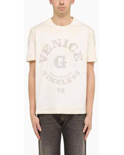 Golden Goose Oversize T-Shirt With Print - White