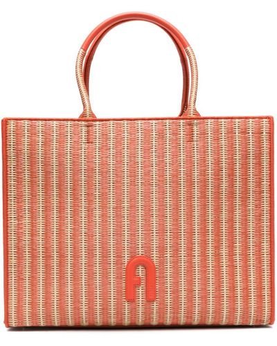 Furla Opportunity L Tote Bags - Pink