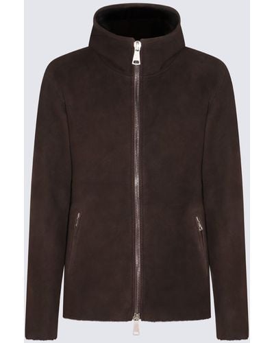 Giorgio Brato Fondant Leather Jacket - Brown