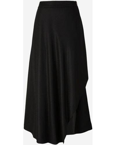 Loro Piana Alin Cashmere Skirt - Black