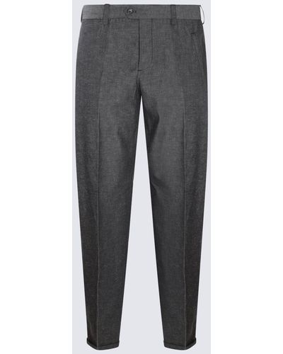PT Torino Gray Cotton Pants