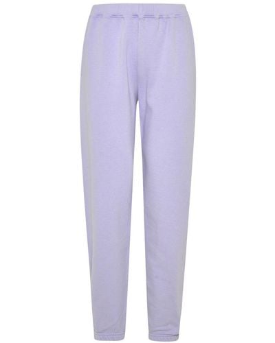 Aries Lilac Cotton Temple Sweatpants - Purple