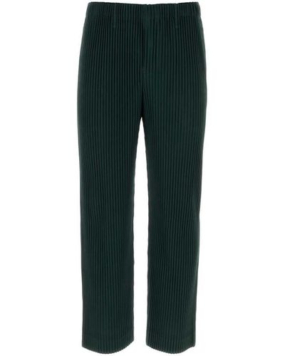 Homme Plissé Issey Miyake Homme Plisse' Issey Miyake Trousers - Green