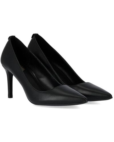 Michael Kors Leather Court Shoes - Black