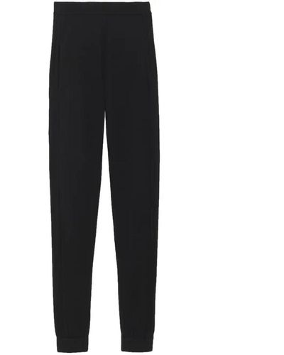 Saint Laurent High-waisted Cashmere leggings - Black