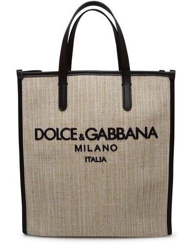 Dolce & Gabbana Fabric Bag - Natural